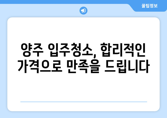 양주 입주청소, 직영업체가 깐깐하게 깨끗한 공간을 만들어 드립니다! | 입주청소, 꼼꼼한 청소, 직영 서비스, 양주