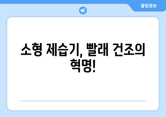 빨래 건조 걱정 끝! 소형 제습기 추천| 클래파 제품 비교 분석 | 빨래 건조, 습기 제거, 소형 제습기, 클래파